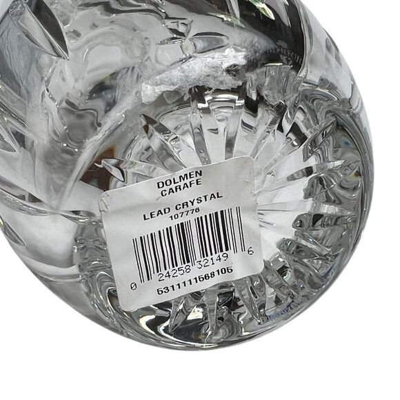 Waterford Crystal Dolmen Carafe 9 1/8” Made in Ireland New Without Box - Picture 4 of 8
